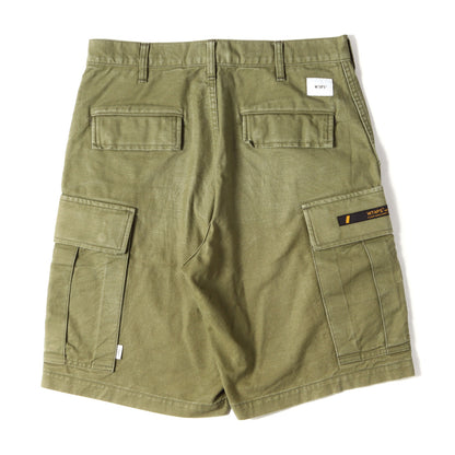 20SS コットンサージ ジャングル ミリタリー カーゴ ショーツ(JUNGLE SHORTS)