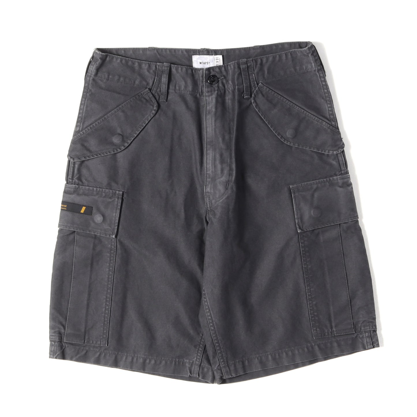 20SS コットンサテン ミリタリー カーゴ ショーツ(CARGO SHORTS 01)