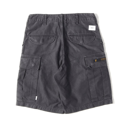 20SS コットンサテン ミリタリー カーゴ ショーツ(CARGO SHORTS 01)