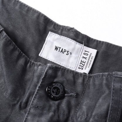 20SS コットンサテン ミリタリー カーゴ ショーツ(CARGO SHORTS 01)