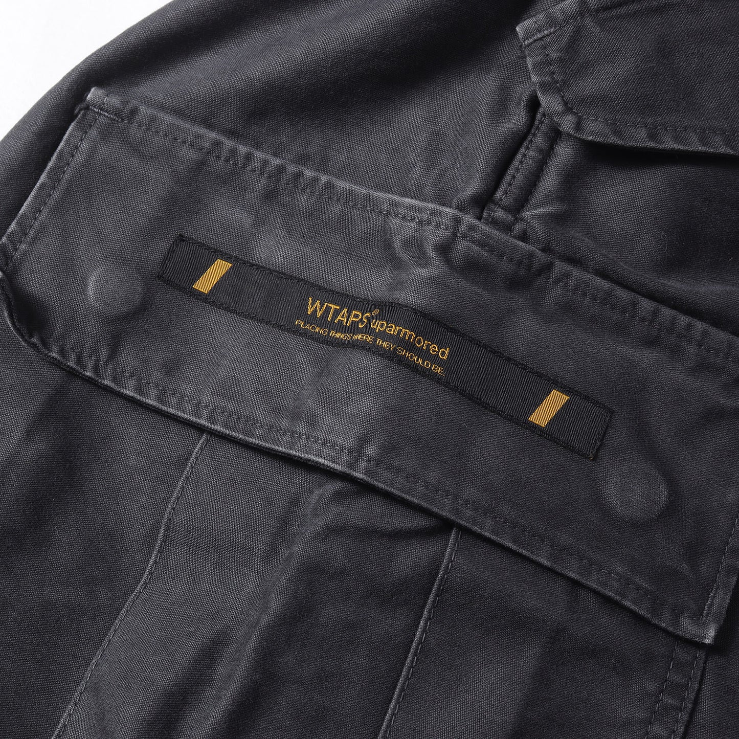20SS コットンサテン ミリタリー カーゴ ショーツ(CARGO SHORTS 01)