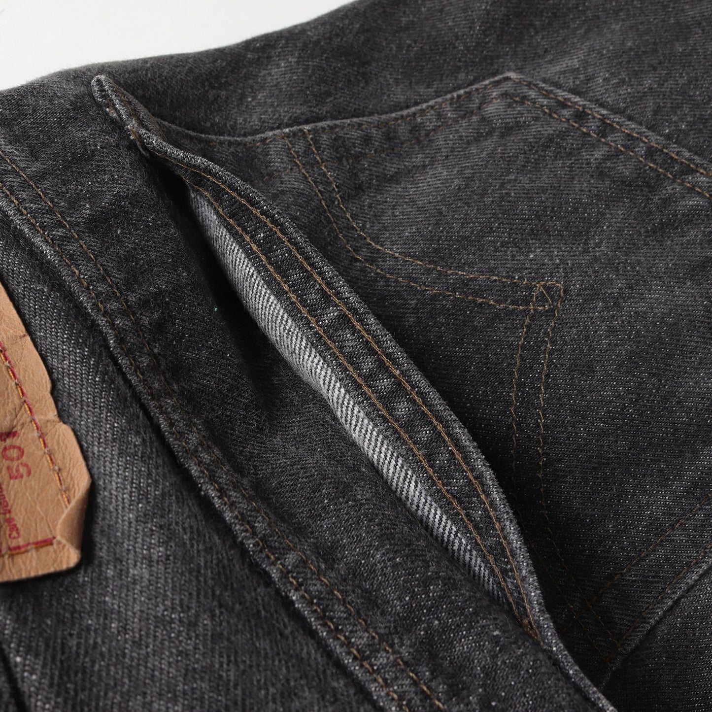 [グッドコンディション] 90s 501 先染め ブラック デニムパンツ / USA製 501-0658