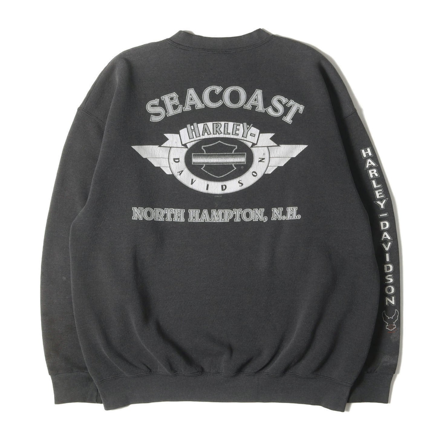 [雰囲気抜群] 90s 4面プリント イーグル エンブレム クルーネック スウェット / メキシコ製 Leeボディ