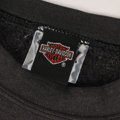 [雰囲気抜群] 90s 4面プリント イーグル エンブレム クルーネック スウェット / メキシコ製 Leeボディ