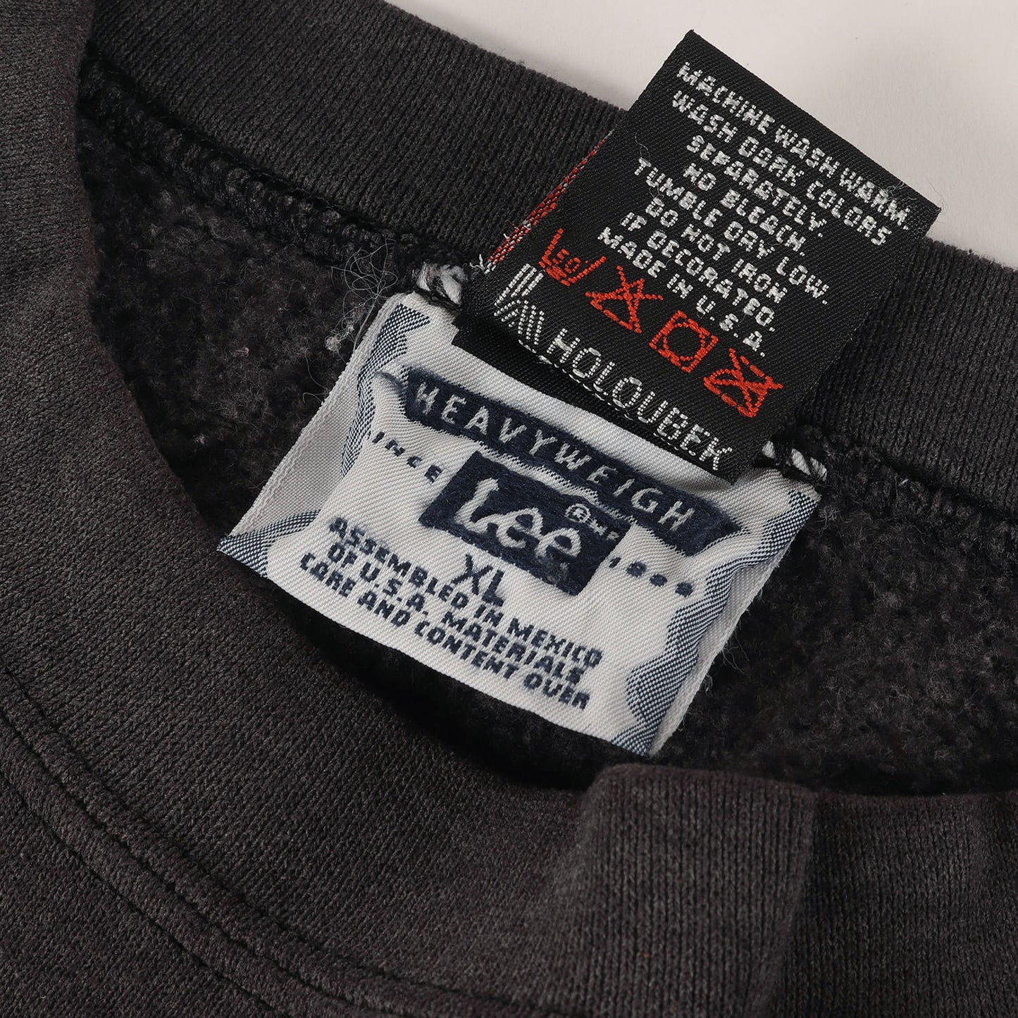 [雰囲気抜群] 90s 4面プリント イーグル エンブレム クルーネック スウェット / メキシコ製 Leeボディ