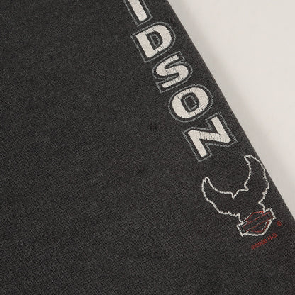 [雰囲気抜群] 90s 4面プリント イーグル エンブレム クルーネック スウェット / メキシコ製 Leeボディ