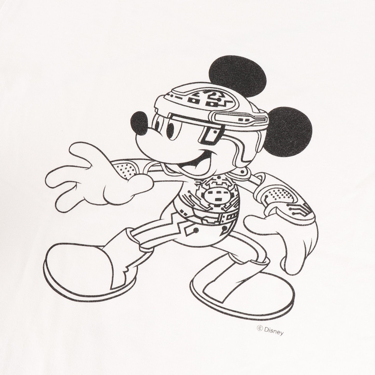 ×Disney ×TRON ミッキーマウス クルーネック Tシャツ