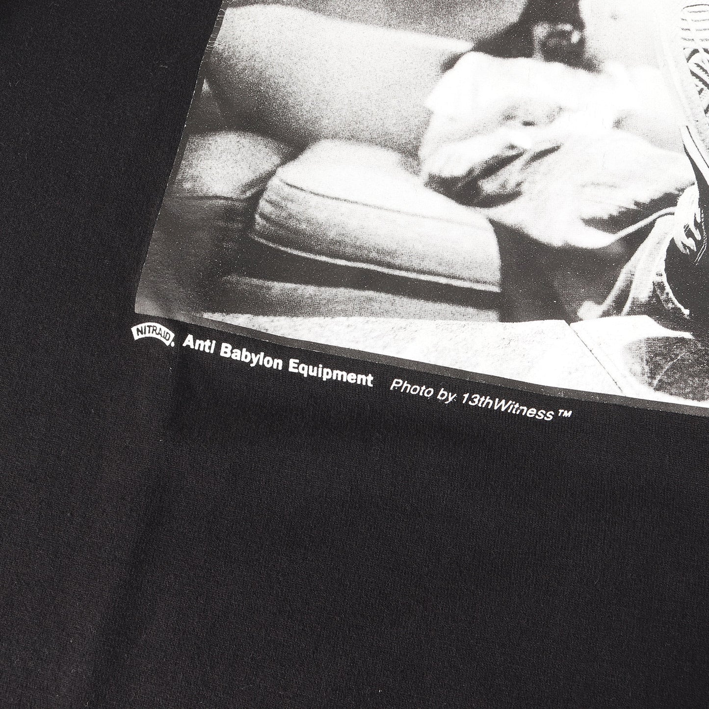 ×13thwitness フォトプリント クルーネック Tシャツ