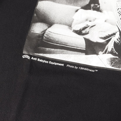×13thwitness フォトプリント クルーネック Tシャツ