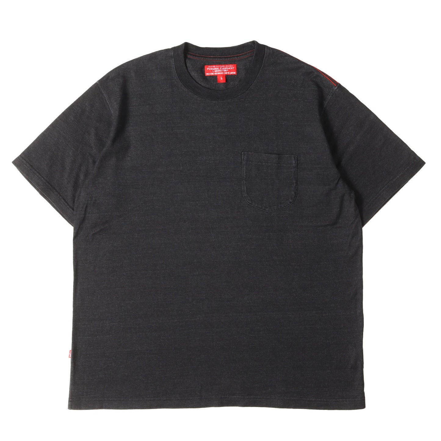 プレーン クルーネック ポケット Tシャツ