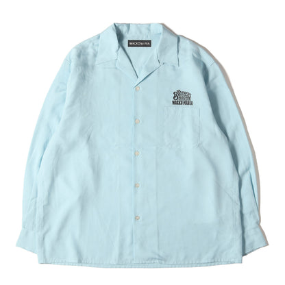 25SS ×MR.BROTHERS CUT CLUB ロゴ刺繍 オープンカラーシャツ(50'S SHIRT)