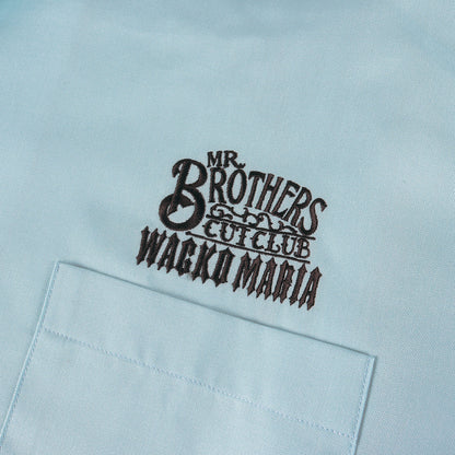 25SS ×MR.BROTHERS CUT CLUB ロゴ刺繍 オープンカラーシャツ(50'S SHIRT)
