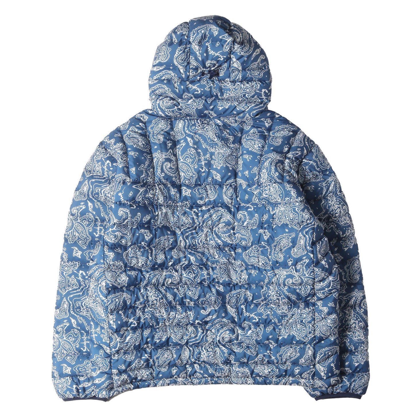 22AW ペイズリー柄 ハーフジップ プルオーバー ダウンジャケット(Micro Down Half Zip Hooded Pullover)