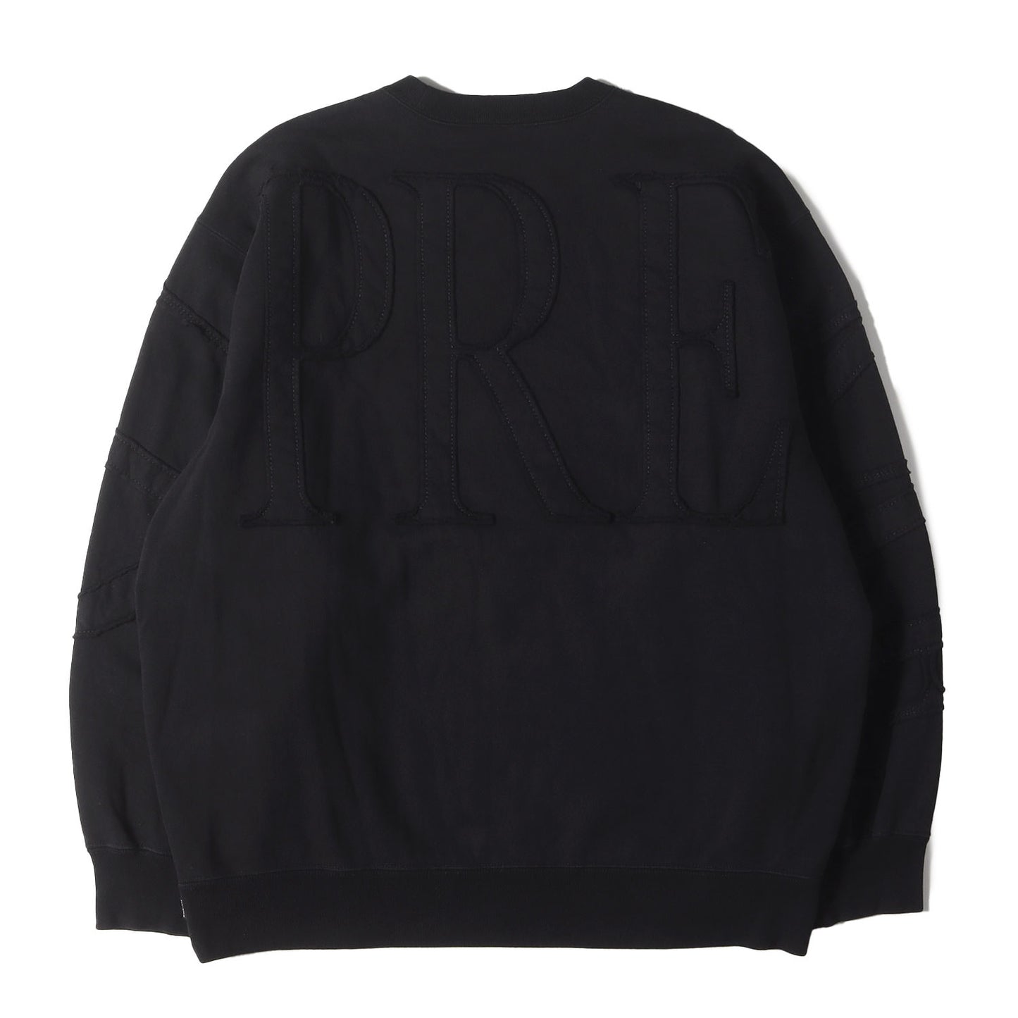 22SS ビッグアップリケロゴ スウェット(Tonal Applique Crewneck)