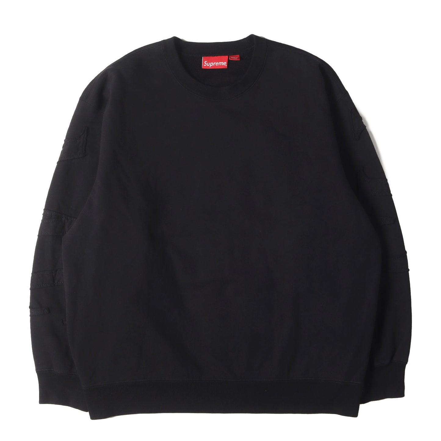 22SS ビッグアップリケロゴ スウェット(Tonal Applique Crewneck)