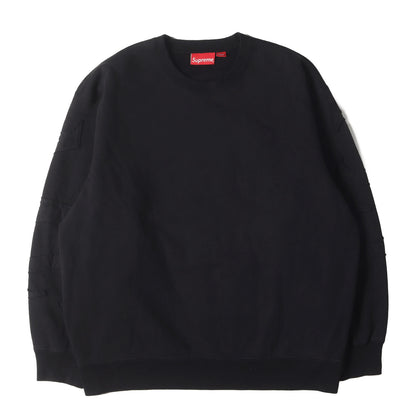 22SS ビッグアップリケロゴ スウェット(Tonal Applique Crewneck)