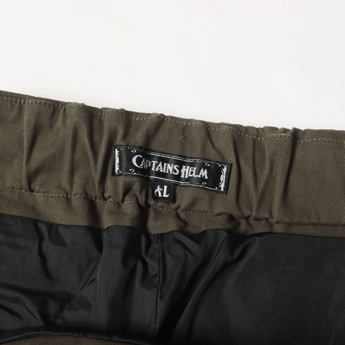 ストレッチツイル 裏地付き イージーパンツ