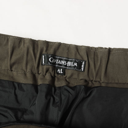 ストレッチツイル 裏地付き イージーパンツ