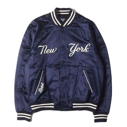 [2021年製 希少モデル] ×MLB New York Yankees ロゴパッチ サテン スタジャン