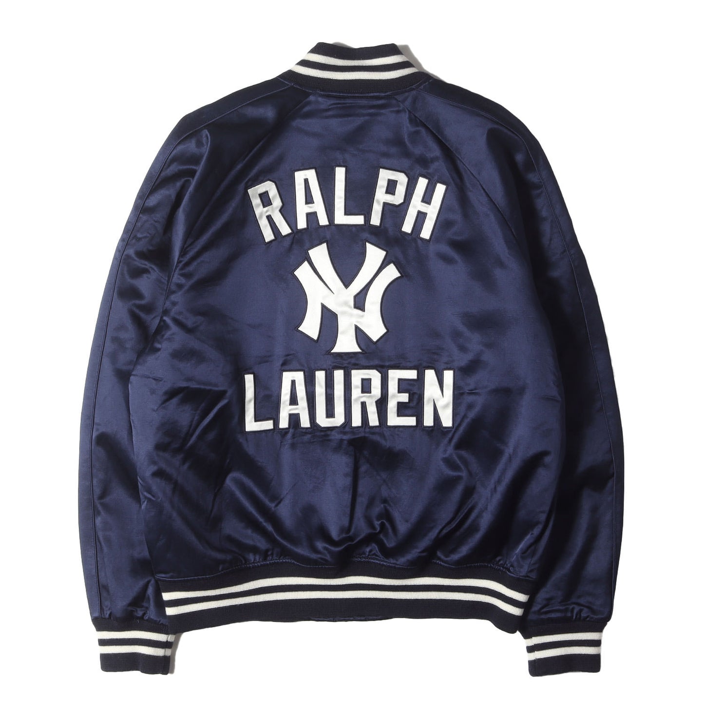 [2021年製 希少モデル] ×MLB New York Yankees ロゴパッチ サテン スタジャン