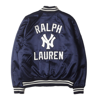 [2021年製 希少モデル] ×MLB New York Yankees ロゴパッチ サテン スタジャン