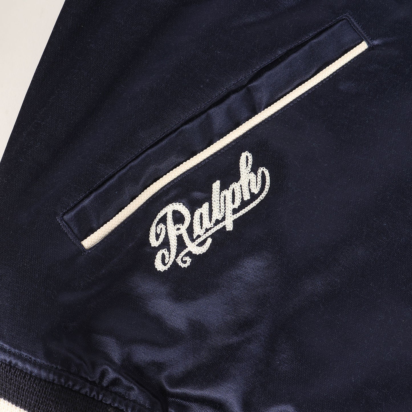 [2021年製 希少モデル] ×MLB New York Yankees ロゴパッチ サテン スタジャン