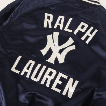 [2021年製 希少モデル] ×MLB New York Yankees ロゴパッチ サテン スタジャン