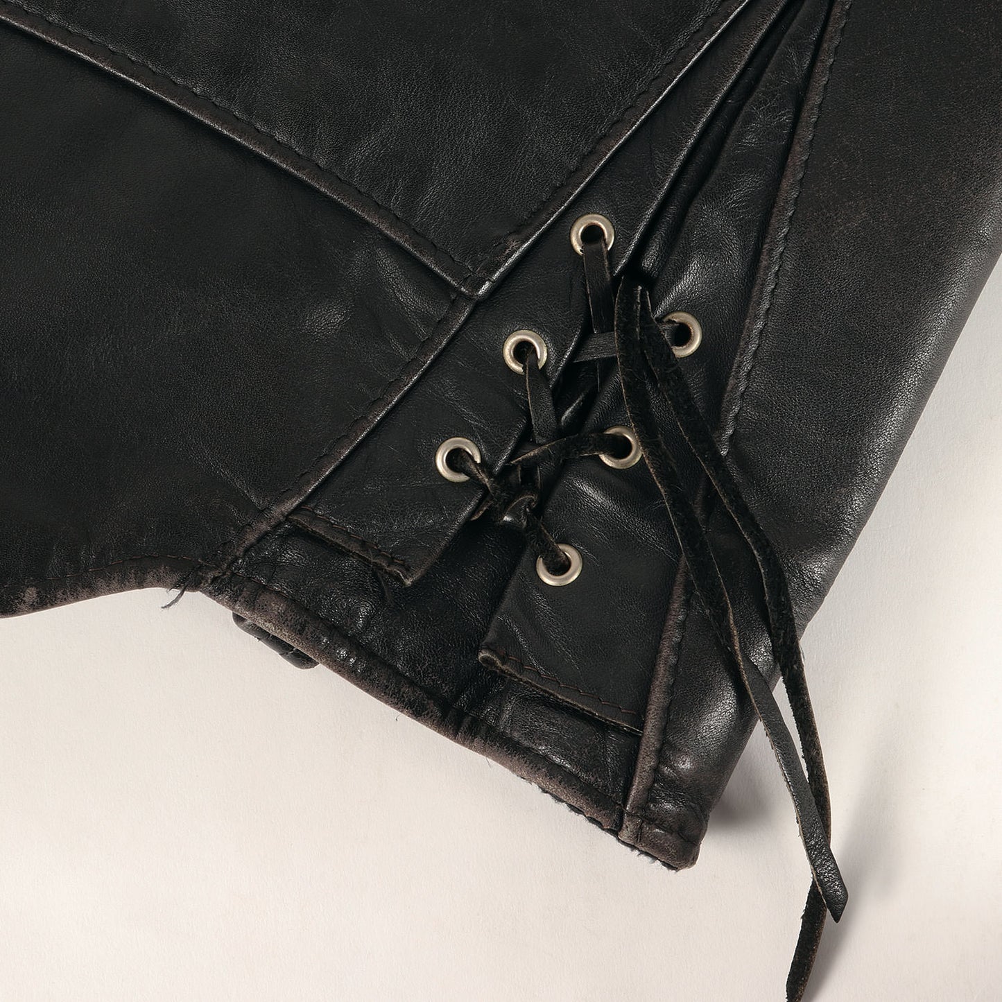 [USA製 125] 90s オイルドカウハイドレザー ダブル ライダースジャケット