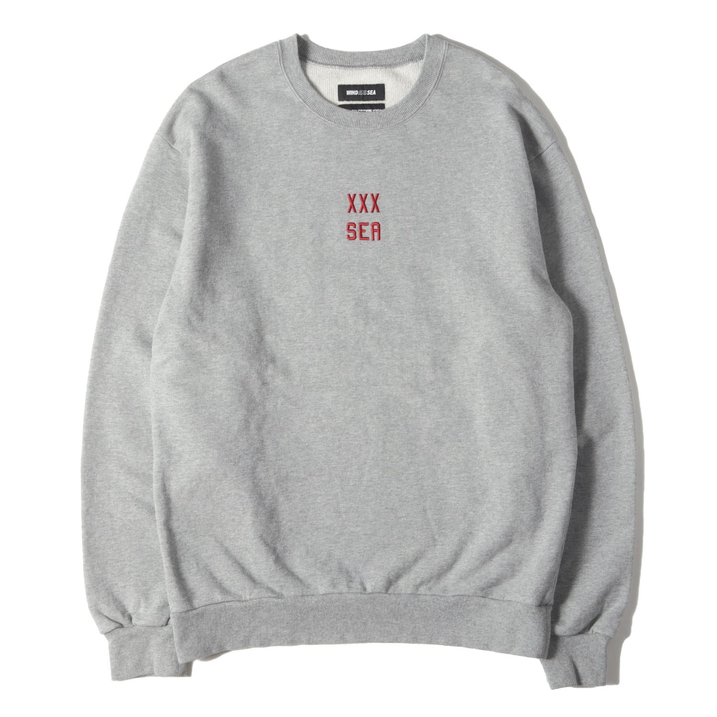 21AW ×GOD SELECTION XXX 発泡プリント クルーネック スウェット