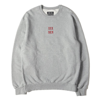 21AW ×GOD SELECTION XXX 発泡プリント クルーネック スウェット