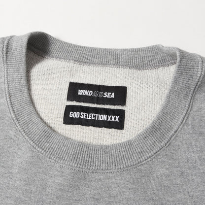 21AW ×GOD SELECTION XXX 発泡プリント クルーネック スウェット