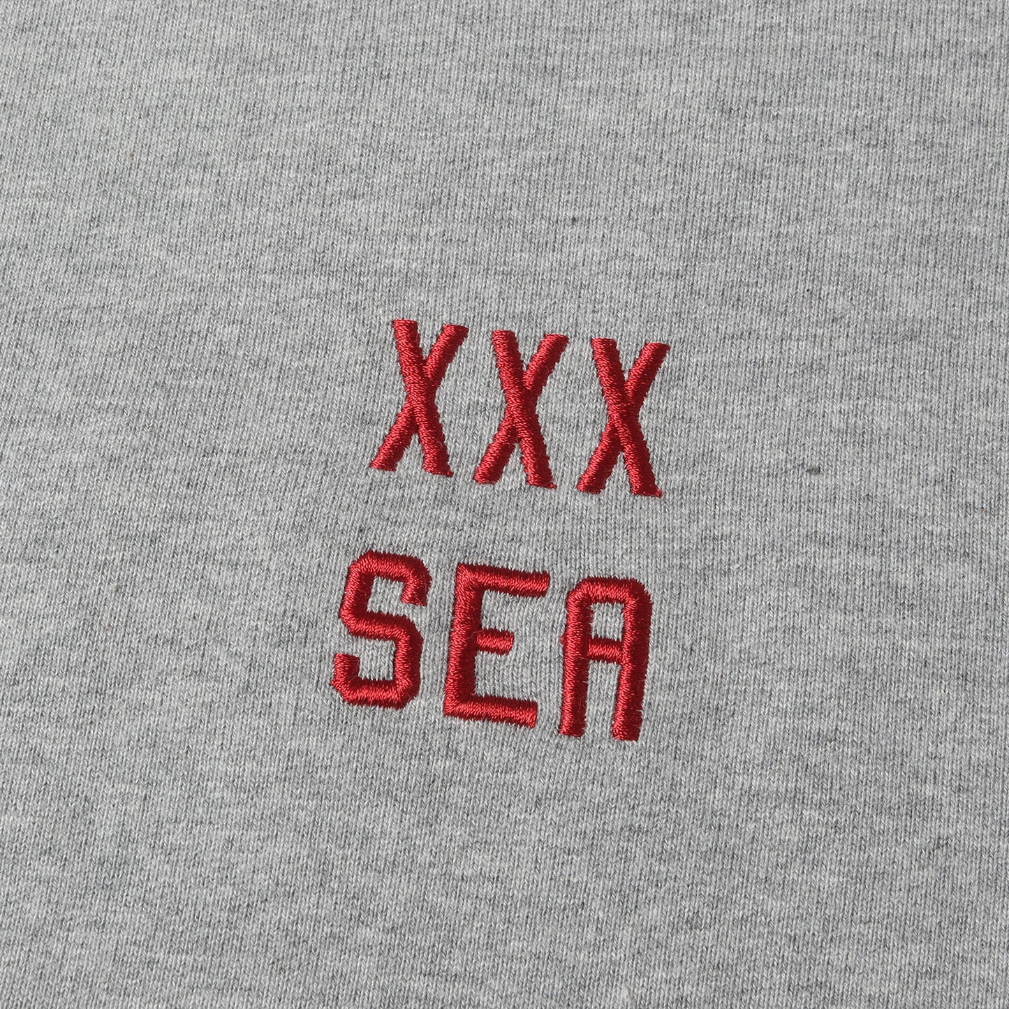 21AW ×GOD SELECTION XXX 発泡プリント クルーネック スウェット