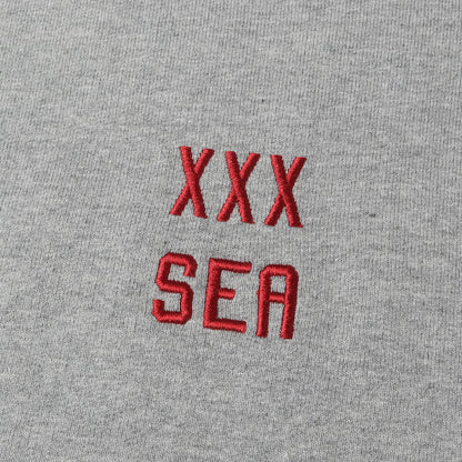 21AW ×GOD SELECTION XXX 発泡プリント クルーネック スウェット