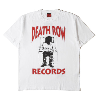 25AW ×DEATH ROW RECORDS ウォッシュド ヘビー Tシャツ(WASHED HEAVY WEIGHT CREW NECK T-SHIRT)