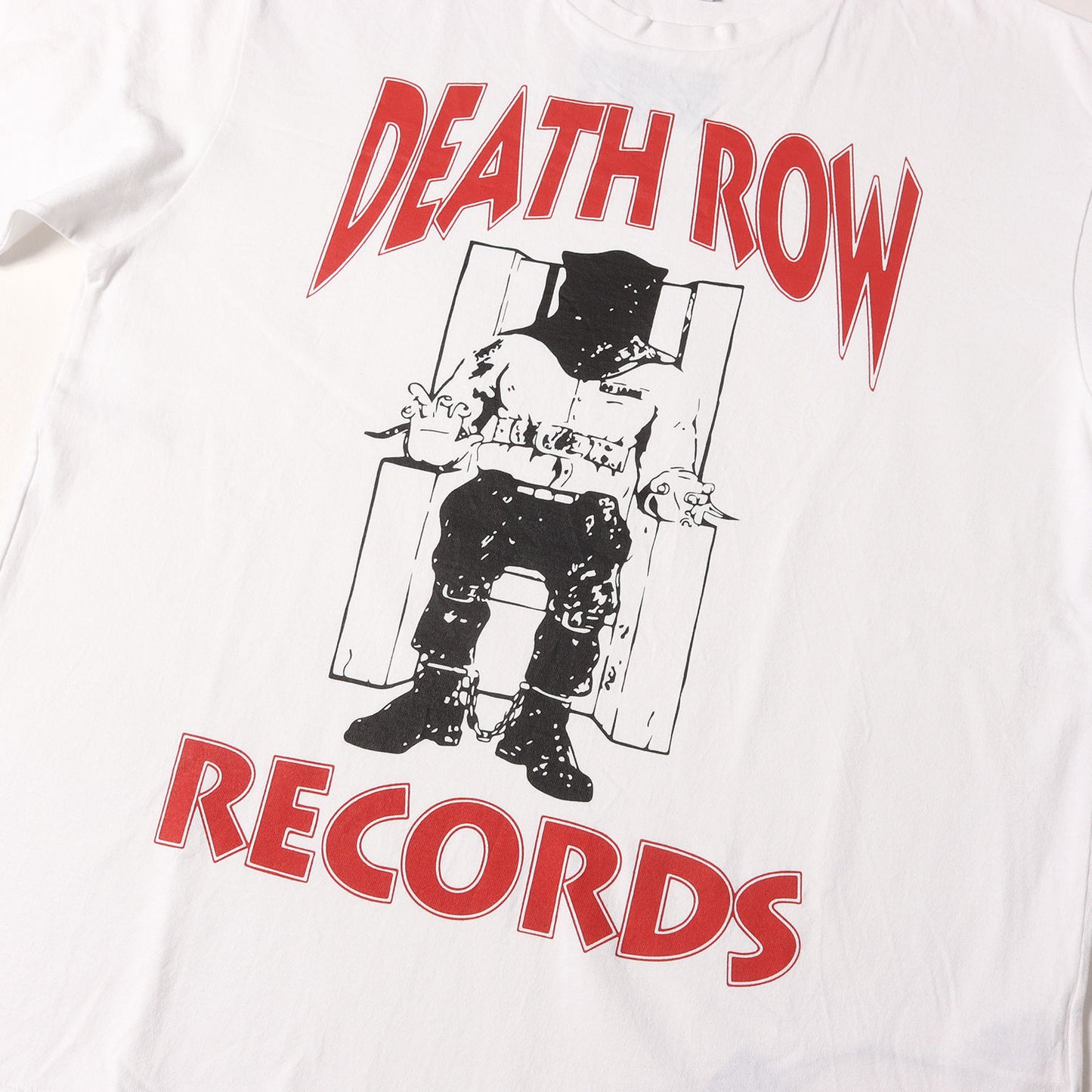 25AW ×DEATH ROW RECORDS ウォッシュド ヘビー Tシャツ(WASHED HEAVY WEIGHT CREW NECK T-SHIRT)