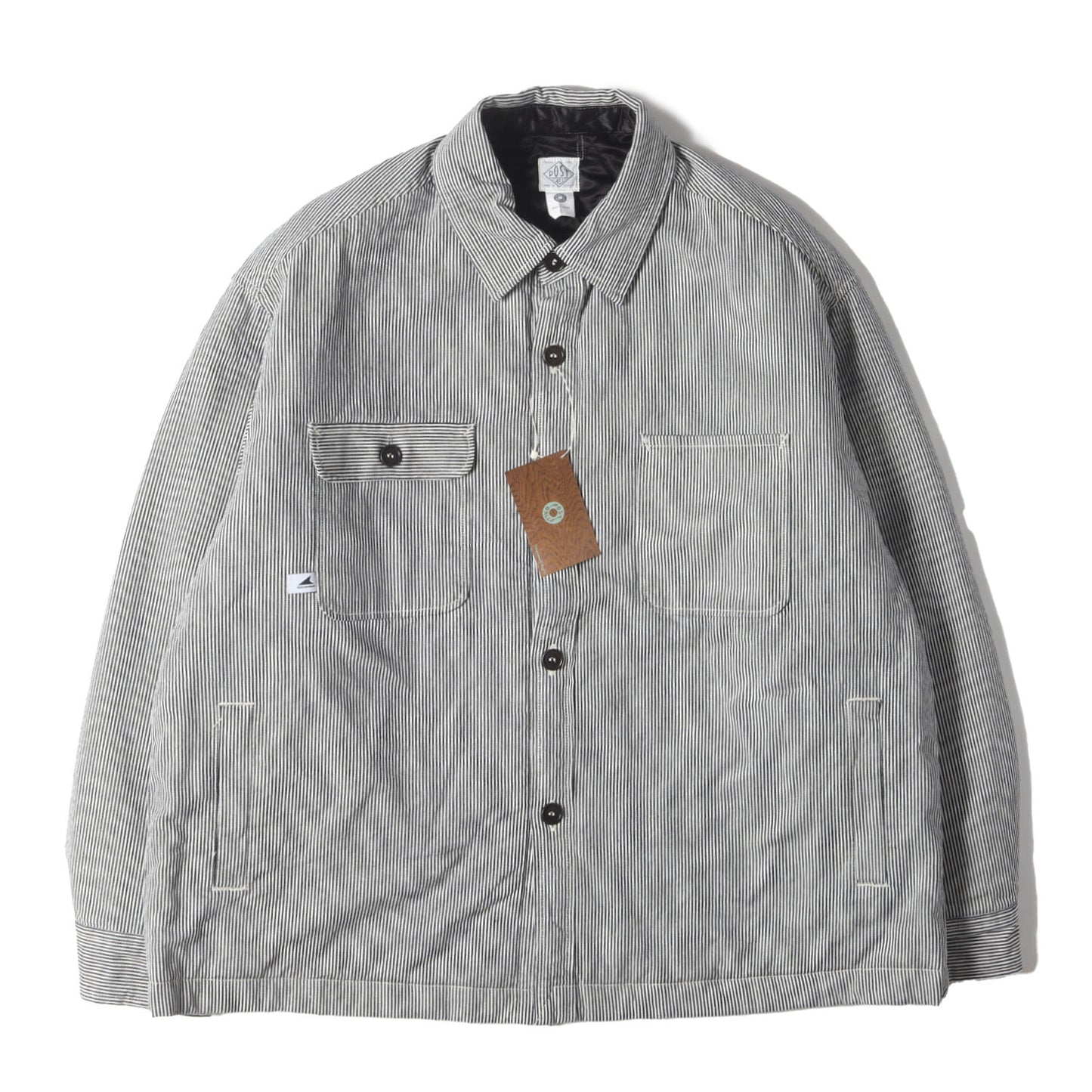 25AW ×POST O'ALLS ヒッコリーストライプ ワークジャケット(CRA90 HICKORY STRIPE JACKET)
