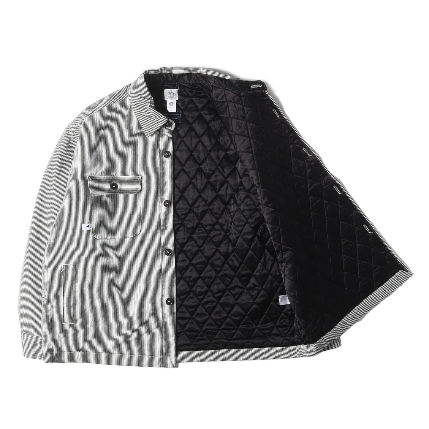 25AW ×POST O'ALLS ヒッコリーストライプ ワークジャケット(CRA90 HICKORY STRIPE JACKET)