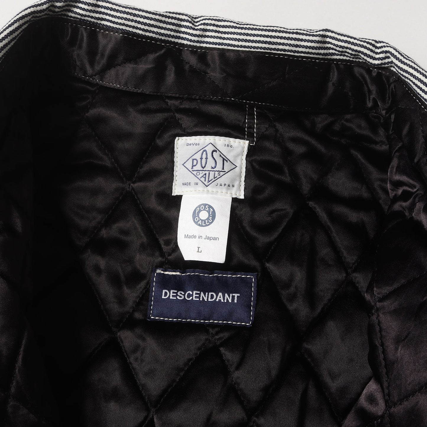 25AW ×POST O'ALLS ヒッコリーストライプ ワークジャケット(CRA90 HICKORY STRIPE JACKET)