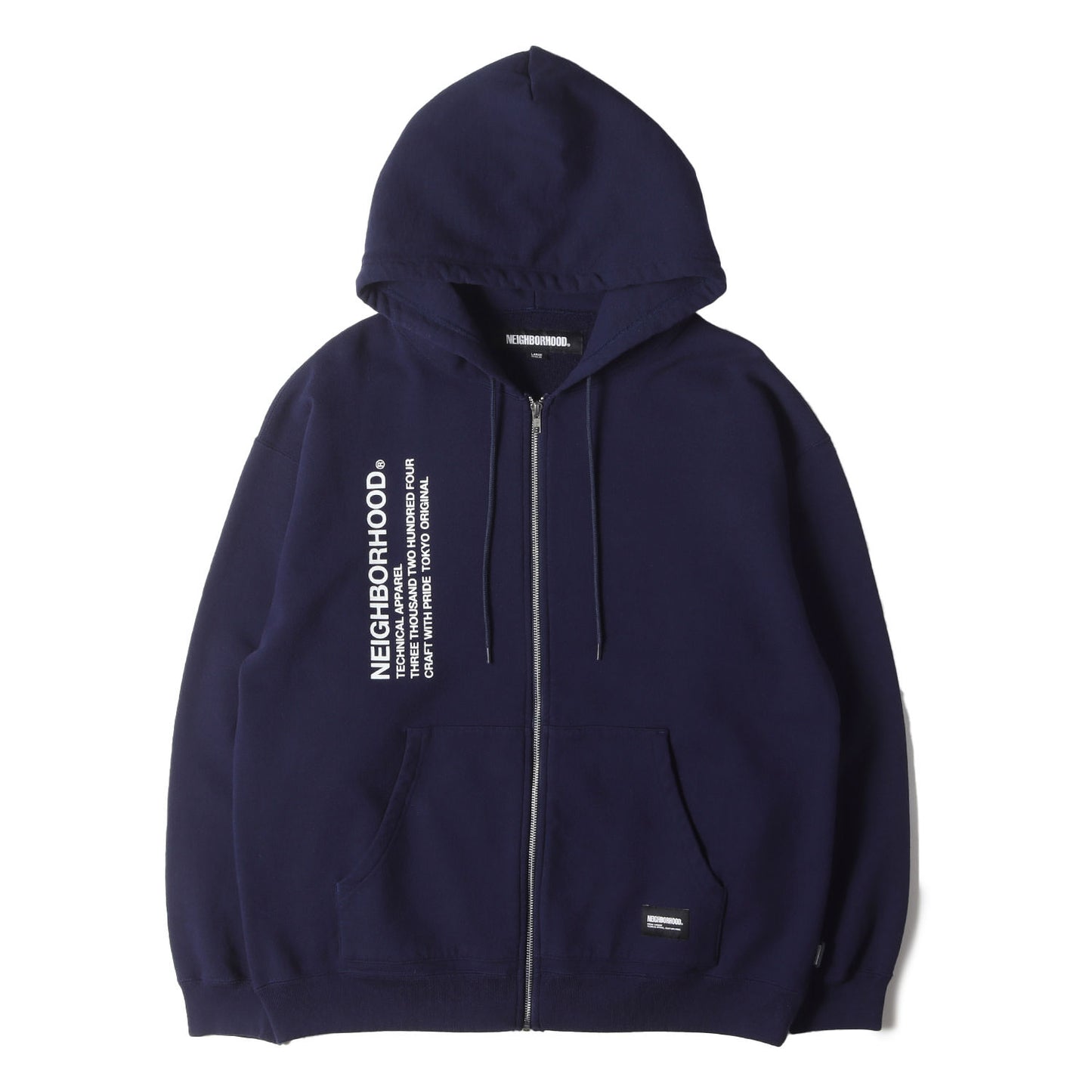 25SS ブランドロゴ ジップ スウェットパーカー(SOLID SWEAT ZIP HOODIE LS)