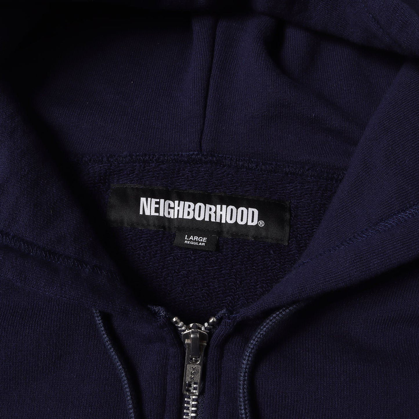 25SS ブランドロゴ ジップ スウェットパーカー(SOLID SWEAT ZIP HOODIE LS)