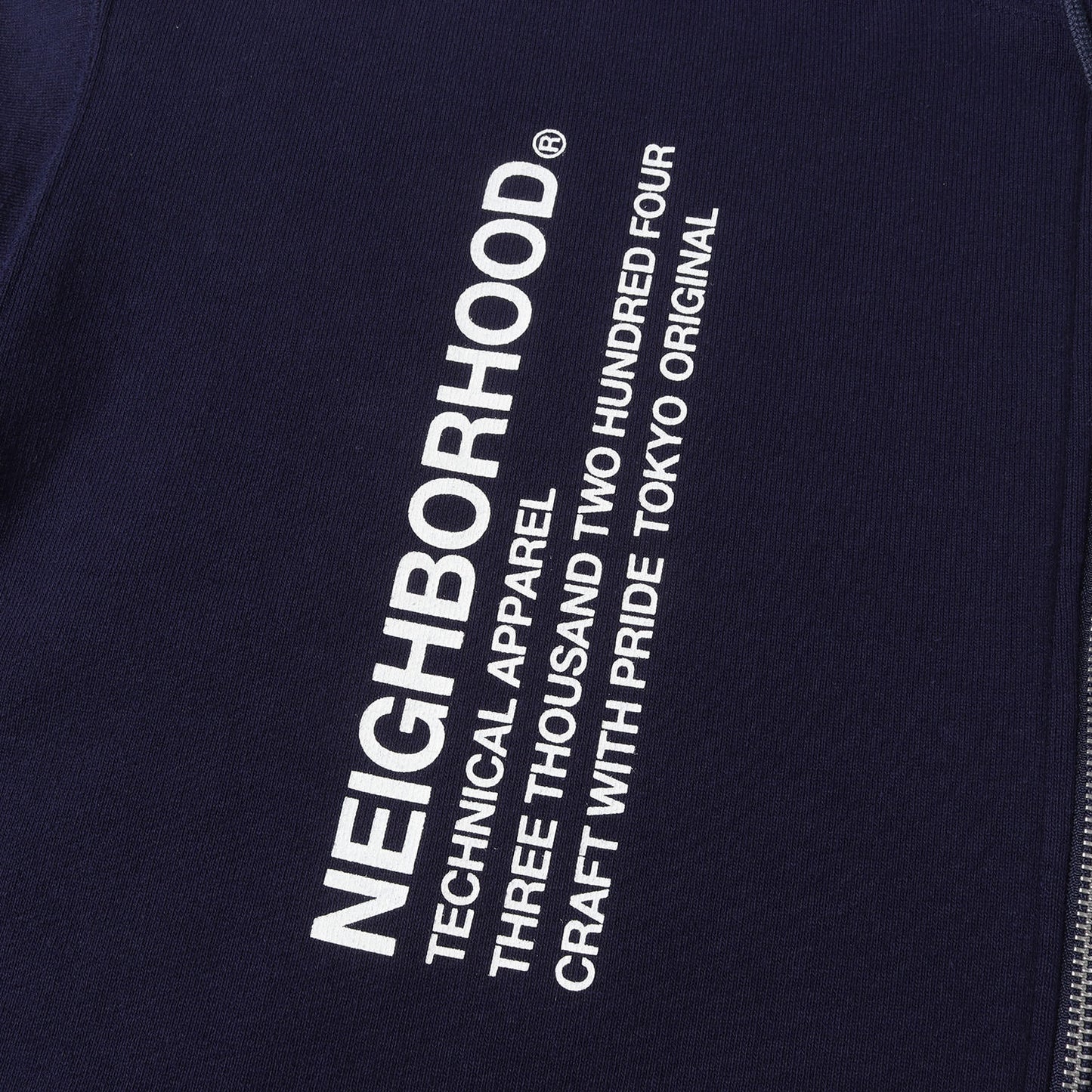 25SS ブランドロゴ ジップ スウェットパーカー(SOLID SWEAT ZIP HOODIE LS)
