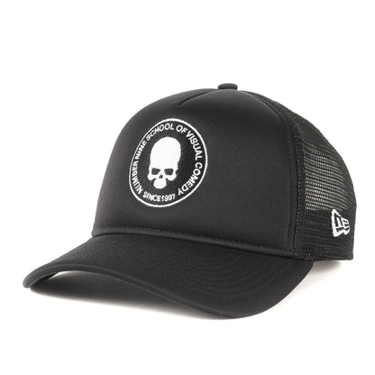 ×NEW ERA ドクロ メッシュキャップ