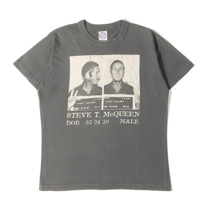 ×Steve McQueen スティーブ・マックイーン マグショット Tシャツ