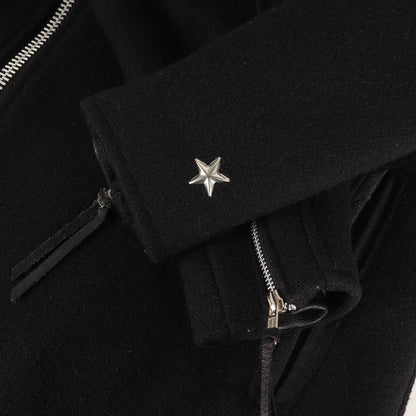 ×Schott スタースタッズ メルトンウール Pコート