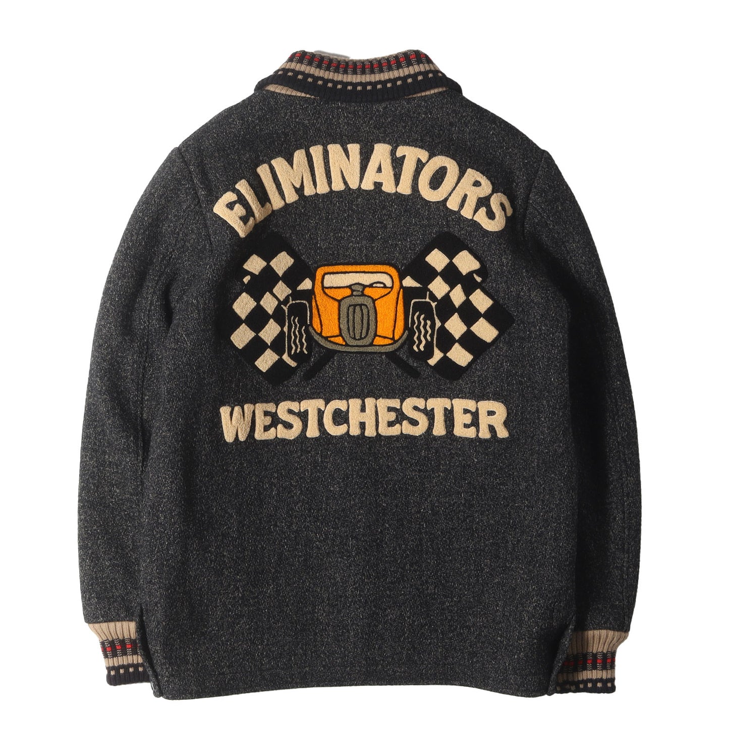 レーシング刺繍 メルトンウール ファラオジャケット (PHARAOH JACKET)