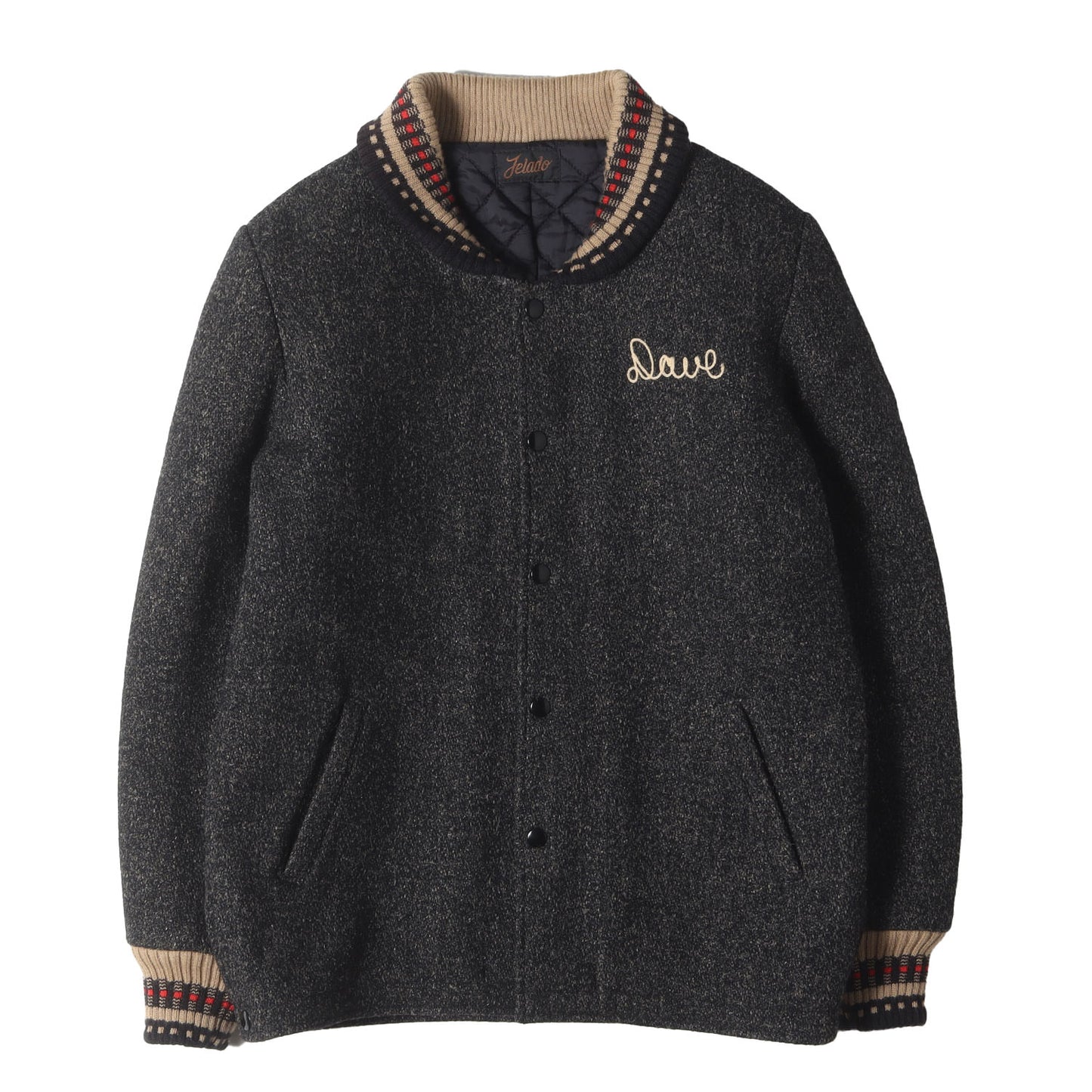 レーシング刺繍 メルトンウール ファラオジャケット (PHARAOH JACKET)