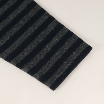 バスクシャツタイプ ボーダー ウールニット