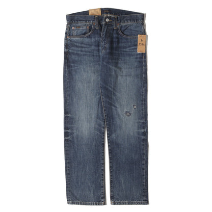 [最新作モデル] 25AW ヴィンテージ加工 リラックス ストレート デニムパンツ (Hampton)