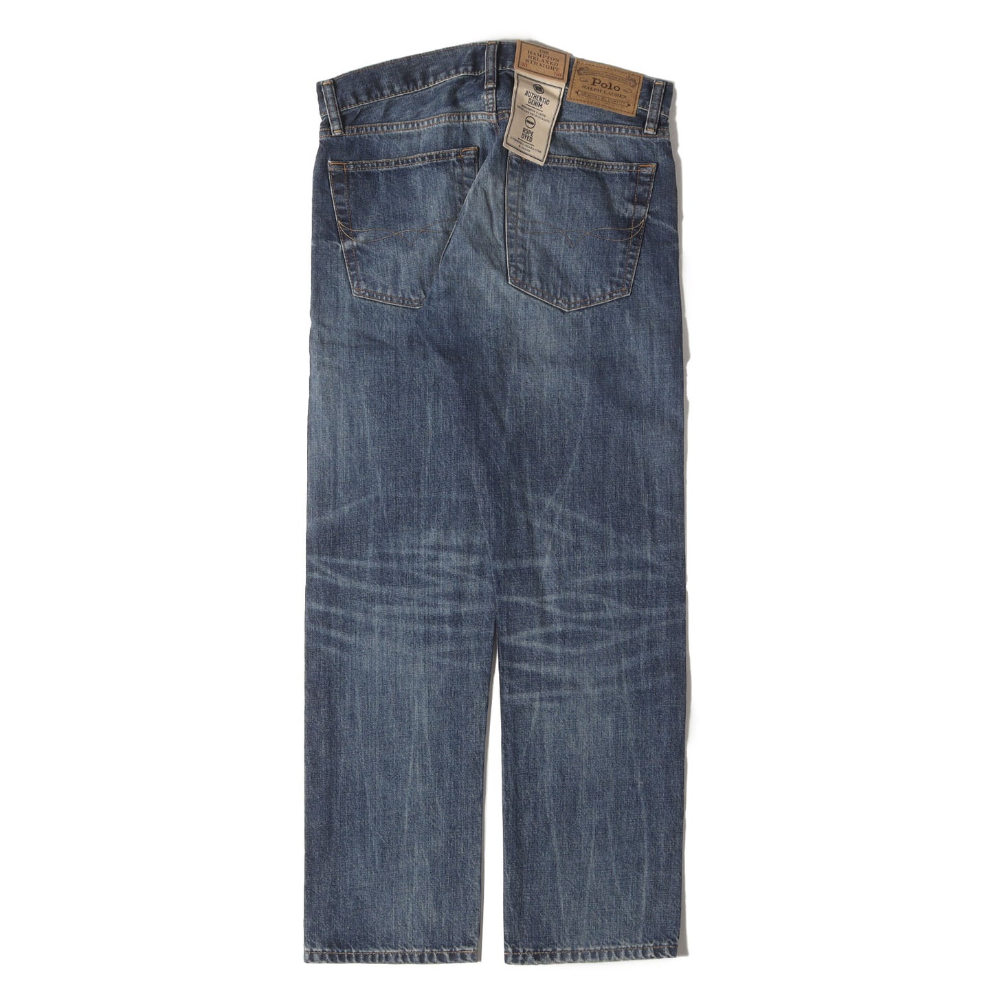 [最新作モデル] 25AW ヴィンテージ加工 リラックス ストレート デニムパンツ (Hampton)