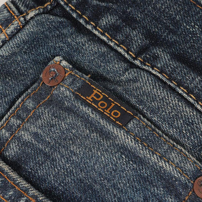 [最新作モデル] 25AW ヴィンテージ加工 リラックス ストレート デニムパンツ (Hampton)